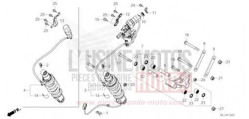 COUSSIN ARRIERE GL1800BDP de 2023